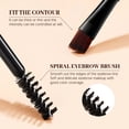 thumbnail image 3 of YiFudd 2-in-1 Brow Gel & Cream Brown, Long-Lasting Waterproof Eyebrow Shaper for Natural Defined Brows, 12g / 0.42 oz, 3 of 5