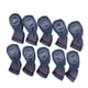 thumbnail image 2 of Paquete de 10 fundas para palos de golf, fundas impermeables para wedges de golf y fundas para hierros de golf. Azul, 2 of 9
