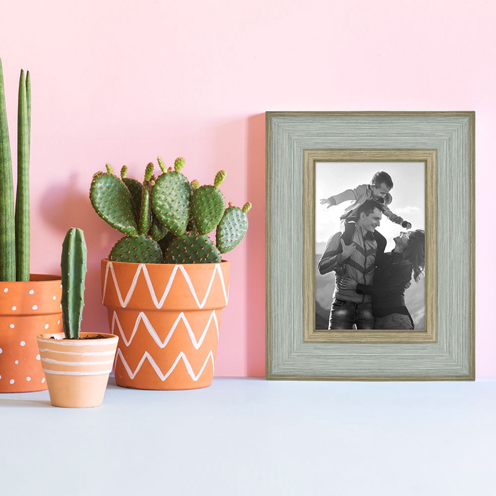 Mainstays 4"x 6" Elegant Teal Tabletop Picture Frame