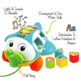 thumbnail image 3 of Avión clasificador de formas musicales, juguete para arrastrar, juguete de avión que habla y canta con música para niños pequeños y niños, a partir de 12 meses, 3 of 5