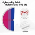 thumbnail image 5 of Bisexual Pride Flag Christmas Tree Skirt Tassel Lace for Xmas Ornaments Decoration 36", 5 of 6