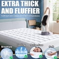 thumbnail image 7 of Memory Foam Mattress Pad King for Pressure Relief, Strong-Support & Ultra-Cozy Mattress Topper, Breathable Soft Microfiber Protector, Noiseless Bed Cover Vinyl Free, 8-21'' Deep Pocket, 7 of 7