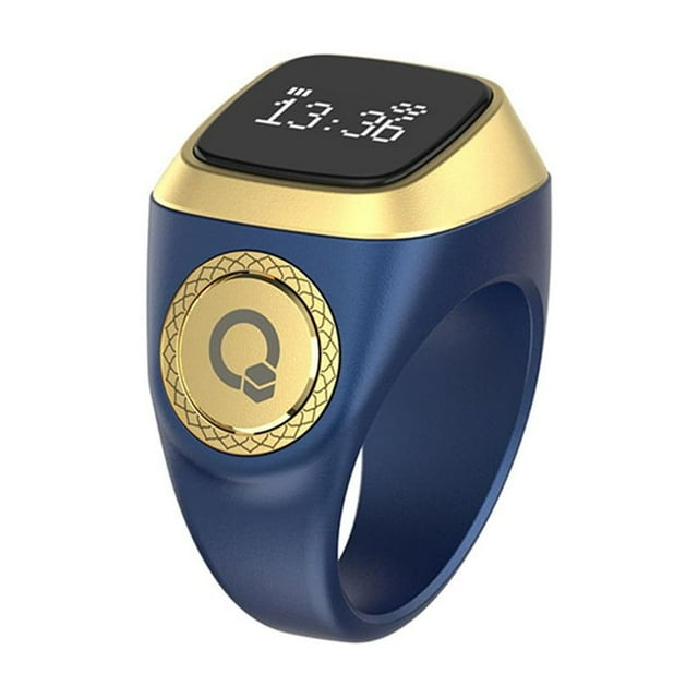 Anillo IQibla Smart Zikr: contador digital impermeable y recordatorio de vibración
