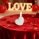 thumbnail image 5 of Candelabro cerámico rojo en forma de corazón | Centro romántico de candelabro para mesa de comedor, escritorio, decoración de bodas o festivales | Rojo brillante o blanco, se adapta a velas, 5 of 6