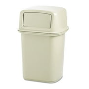 Rubbermaid Commercial Ranger Fire-Safe Container, Square, Structural Foam, 45gal, Beige by RUBBERMAID COMMERCIAL PROD.