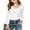 shirts 72#White, variant on WAYUTE Girls Shirts Long Sleeve Ribbed V Neck Solid Color T Shirt Top for Kids Breathable Lightweight Casual Outdoor