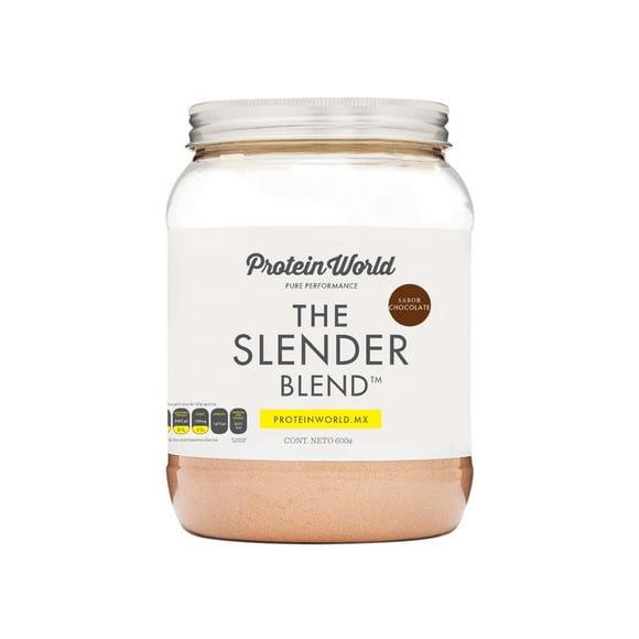 THE SLENDER BLEND CHOCOLATE Protein World 600G SLEN-CHOC-600