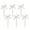 White, variant on 6 Pack Pearl Flocked Velvet Bow Ornaments, 4 x 6 Inch Christmas Tree Hanging Bows for Holiday Wreath Garland Mantel Window Door Wall Party Decor