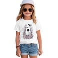 thumbnail image 4 of Gubotare Halloween Shirts Toddler Baby Boy Girl Pumpkin T-Shirt Short Sleeve Tops Take me to The Pumpkin Patch Tees Clothes Kids Halloween Shirts (White,3-4 Years), 4 of 5