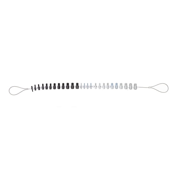 Nuts Screwbolts Thread Checker, Identifiers Tool with 26 Male Female Gauges 14 Inch 12 Zinc Material, Female Thread Identifier Gauges Portable for Workers