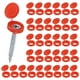 thumbnail image 1 of Uxcell 100-Pack Tapas de Tornillo de Plástico con Bisagra, Tornillos de Persiana de 5mm con Tapas, Tapas de Tornillo de Pliegue, Cubierta de Tornillo Flip [Rojo], 1 of 1