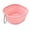 Pink, variant on Aoznliie Travel Dog Bowls, Lightweight Collapsible Silicone Dog Bowl for Camping, 5.1x5.1x0.5 inch Portable Dog Water Bowl for Walking Travel, Pink