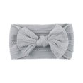thumbnail image 1 of Suave diadema de nylon de color caramelo de ala ancha diadema con lazo Frontera diadema para niños, 1 of 3