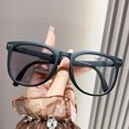 thumbnail image 4 of YAOBAMM Folding Anti-blue Light Glasses Unisex Blue Light Glasses 180 Degree Block Sunlight Good Stability Color changing UV Protection Hip Hop Photo Prop, 4 of 7