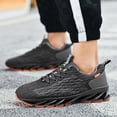 thumbnail image 2 of Win s Way Men's Athletic Running Tennis Walking Gym Training Shoes, Performance Mesh Support Flexible Sneakers, 2 of 9