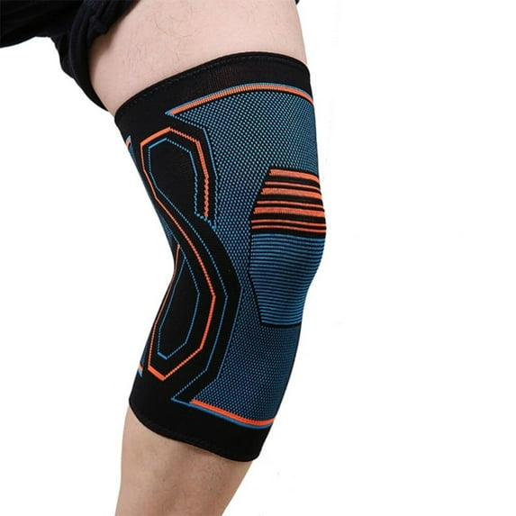1Pcs Knee Support Brace Compression Knee Pads Strap Knitted High Elasticity Pain Relief Running Athletics Football Protection
