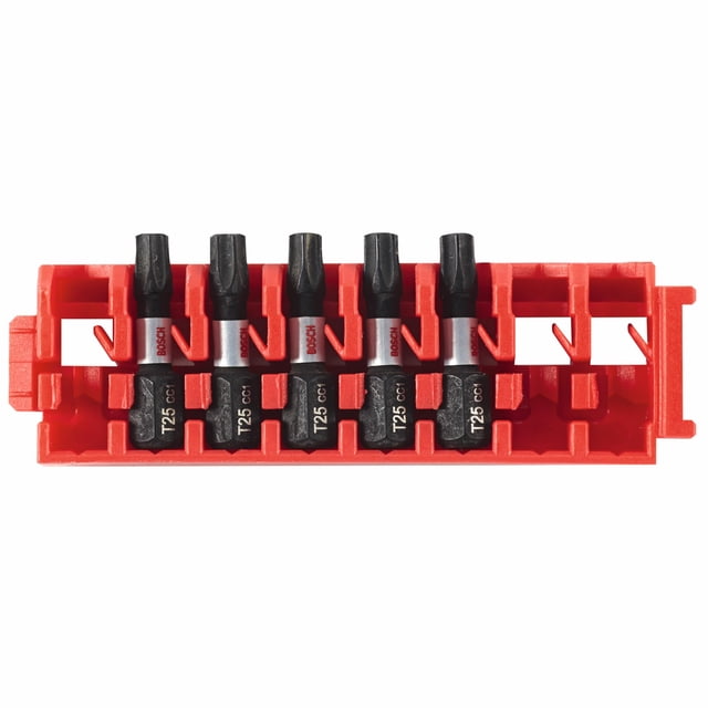 Brocas de inserción Impact Torx® #25 de 5 piezas con clip para funda Bosch