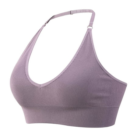 SCSAlgin Women s Cute Daily Bra Front Closure Easy Close Sports Bras Wireless Push Up Bra Comfort Everyday Sleep Bras