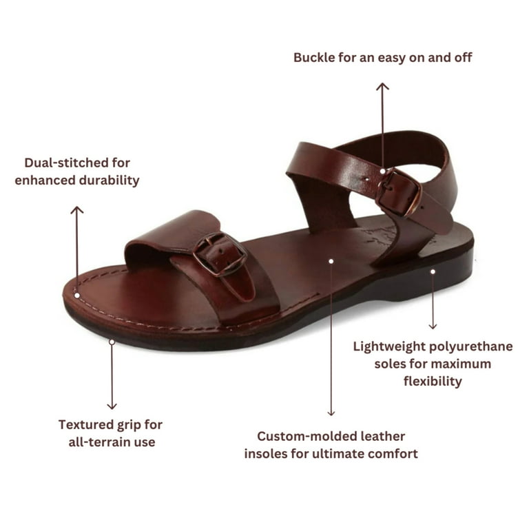 The Original - Leather Adjustable Buckle Sandal - Mens Sandals