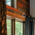 thumbnail image 3 of Miangastore Self-Adhesive Curtain Rod Bracket Black Plastic 4Pack 3.9In, 3 of 9