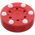 thumbnail image 1 of Durable Red PP Roller Hockey Puck for Sports Use Professional Training Equipment 2.4 Inches, 1 of 9