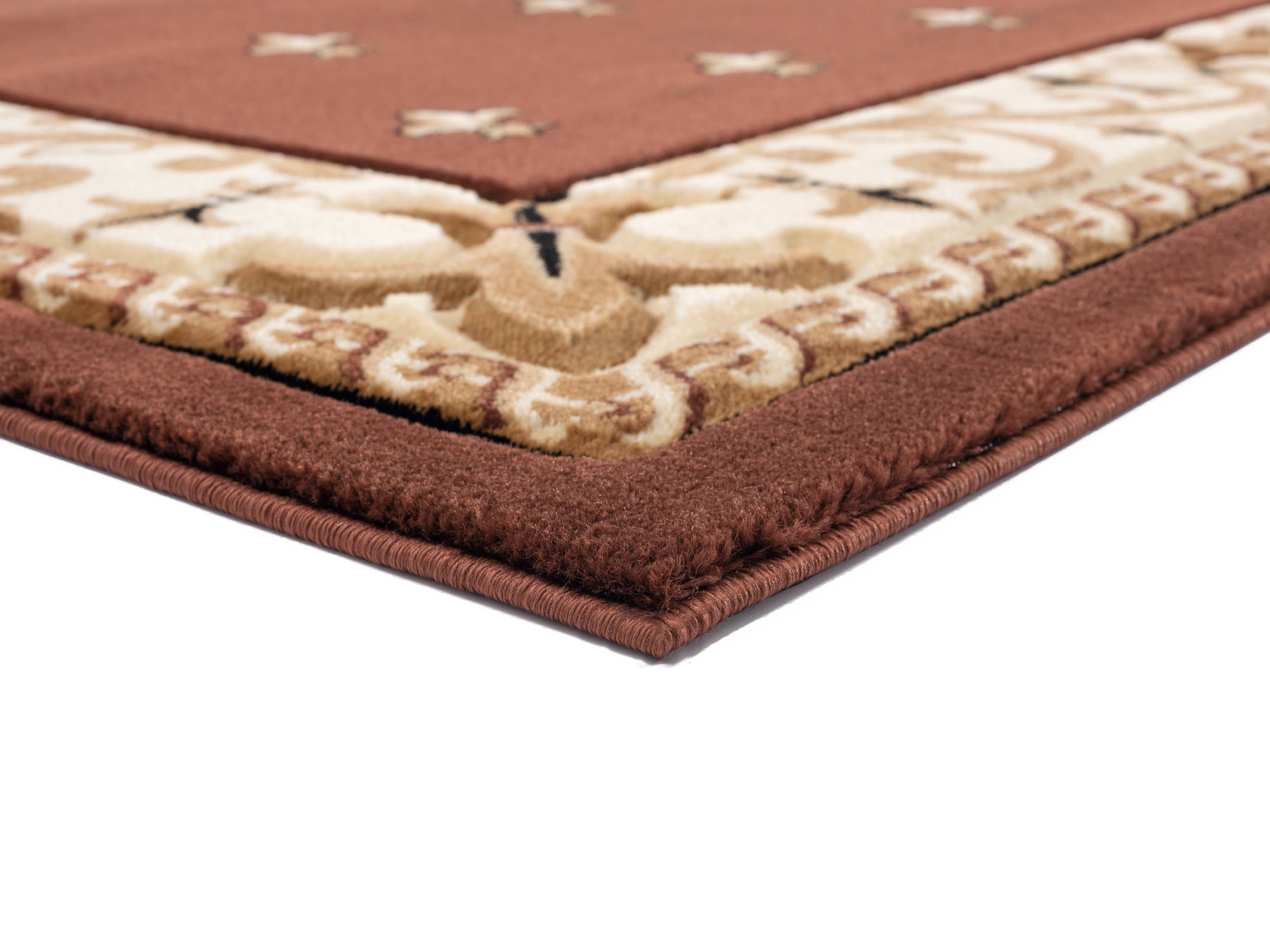 United Weavers Drachma Vesta Transitional Border Accent Rug, Brown, 1'10" x 2'8"