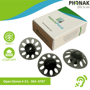 Phonak Open Hearing Aid Domes 4.0 – Large Size (L) – 10-Pack – Compatible with Marvel, Paradise, Lumity RIC Devices – Original Phonak Replacement Tips