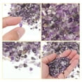 thumbnail image 4 of Uxcell 200g/0.44lb 5mm to 7mm Natural Tumbled Chips Decoration Stones for Aquarium Plants Vase Fillers, Purple, 4 of 6