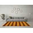 thumbnail image 3 of Ahgly Company Indoor Rectangle Abstract Yellow Modern Area Rugs, 8' x 10', 3 of 4