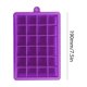 thumbnail image 2 of Molde de Silicona para Cubitos de Hielo Flexible 24 Antiadherente Cuadrado para Congelador (Morado), 2 of 2