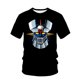 thumbnail image 3 of Soft And Stretchy Summer Creative 3D Print Men's T-Shirt, Round Neck Short Sleeve, Casual Everyday Wear Tee For Adult, Men, Women, Teen, Teenager, Adolescent, Youth, 3 of 7