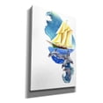 thumbnail image 2 of Epic Graffiti 'Sailboat Dolphin Wave' by James Mazzotta, Canvas Wall Art, 12"x18", 2 of 2