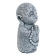 thumbnail image 4 of Feng Shui Zen Blissful Japanese Jizo Monk With Prayer Beads Mini Figurine 3"Tall, 4 of 6