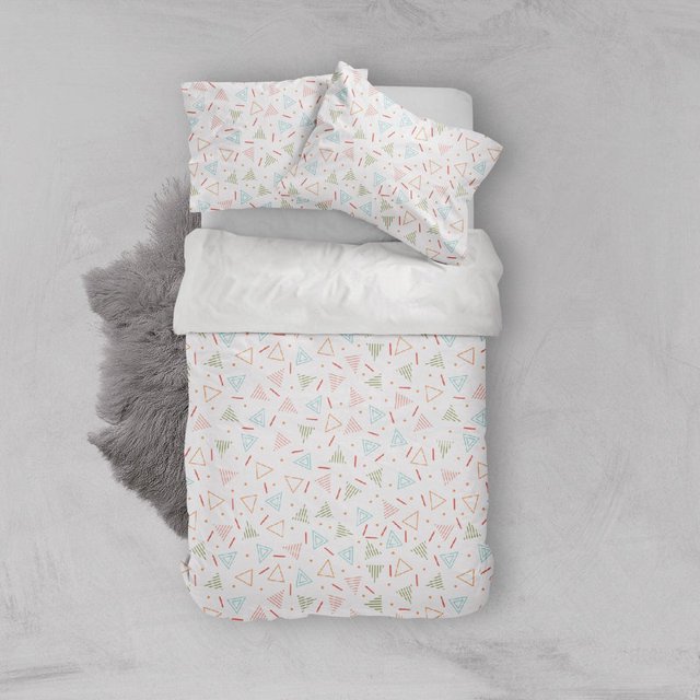 3D Abstract, Geometric figure Bedding Set Quilt Cover Quilt Duvet Cover