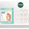 thumbnail image 2 of Welnove Extra Thick Corn Callus Cushion Pads Pain Relief Friction Protection,24 Count,White, 2 of 7