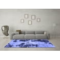 thumbnail image 3 of Ahgly Company Indoor Rectangle Abstract Blue Modern Area Rugs, 5' x 7', 3 of 4