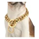 thumbnail image 1 of Aiyidi Collar De Perro Con Cadena Dorada, Gargantilla Ancha, 1 of 5