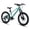 Green, variant on 20 Inch Mountain Bike, Magnesium Alloy Frame Dual Front Suspension Mountain Bicycles, 7-speed Bike with Disc Brake