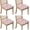 Shih Tzu Dogs, variant on Shiba Inu Seat Covers for Dining Room Chairs Set Of 4,Stretch Printed Washable Chair Seat Cover with Elastic Ties and Button,Removable Waterproof Couch Cushion Covers