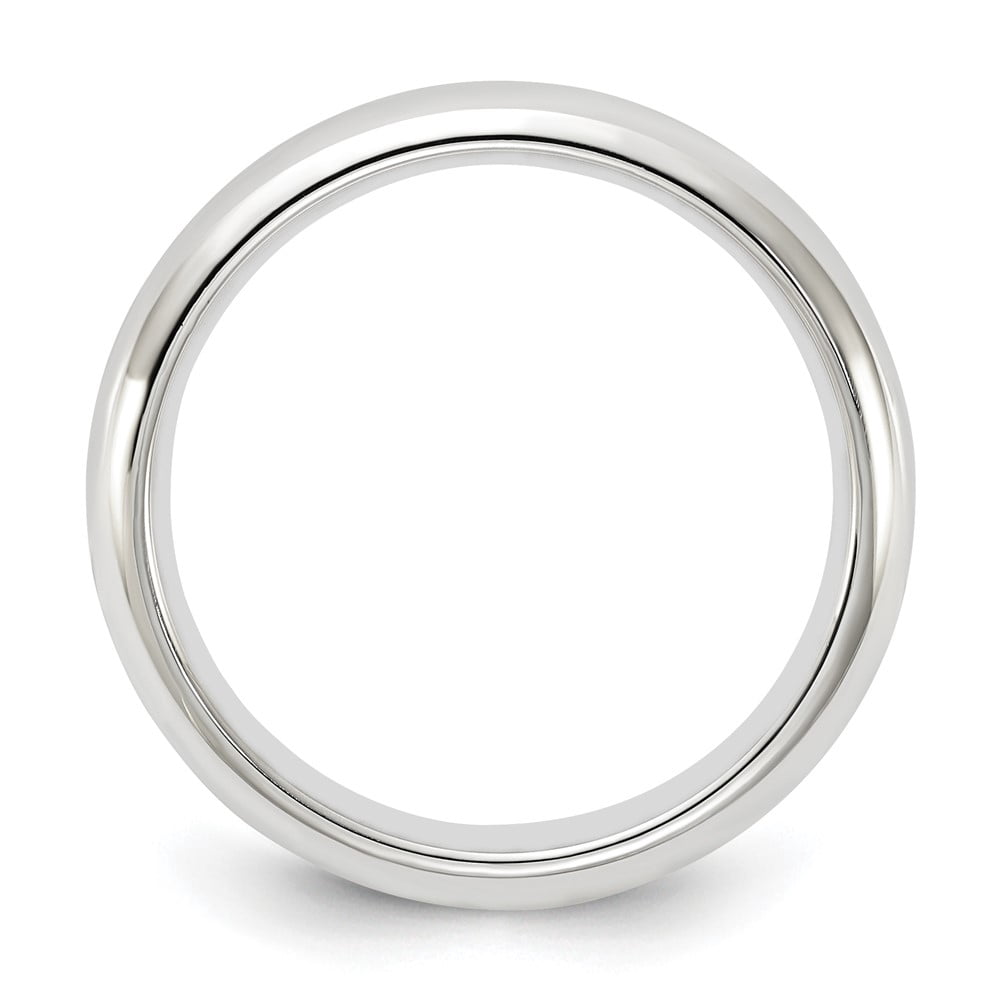 Primal Gold 14 Karat White Gold 4mm Comfort Fit Band Size 8.5