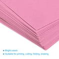 thumbnail image 4 of Uxcell 50 Sheets Colored Copy Paper for Office Printing Invitation Forms Art Projects Pink 8.27 x 11.7 inch, 4 of 6