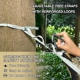 thumbnail image 3 of Hanging Hammock Portable Travel Camping For Outdooor Beach Camping Hiking Elegant, 3 of 8