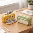 thumbnail image 5 of Clearance! Cute Pencil Case - New Style Large Pencil Pouch for Students, High-Value Organizer with Smooth Zipper,Green, 5 of 5