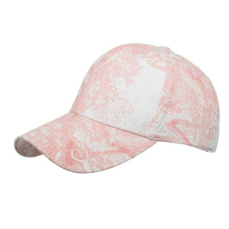 

PANOEGSN Unisex Adjustable Baseball Cap Flowers Painted Print Sun Hat Hip Hop Hat Fashion Style Men Women
