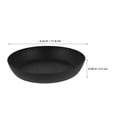 thumbnail image 2 of FOMIYES 24Ud Plant Pot Saucer Plástico Negro Resistente Para Interior Y Exterior Con Soporte Independiente, 2 of 8