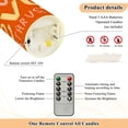 thumbnail image 5 of Iauyy Flameless Candles Battery Operated LED Pillar Candles with Remote and Timer, Childish Curiosity Set of 2 （S), 5 of 8