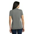 thumbnail image 2 of Sport-Tek Ladies Contrast PosiCharge Tough Polo-4XL (Dark Smoke Grey/ Black), 2 of 6