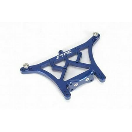 ST Racing Concepts SPTST3638B Heavy Duty Rear Shock Tower - Blue for Traxxas Rustler & Stampede