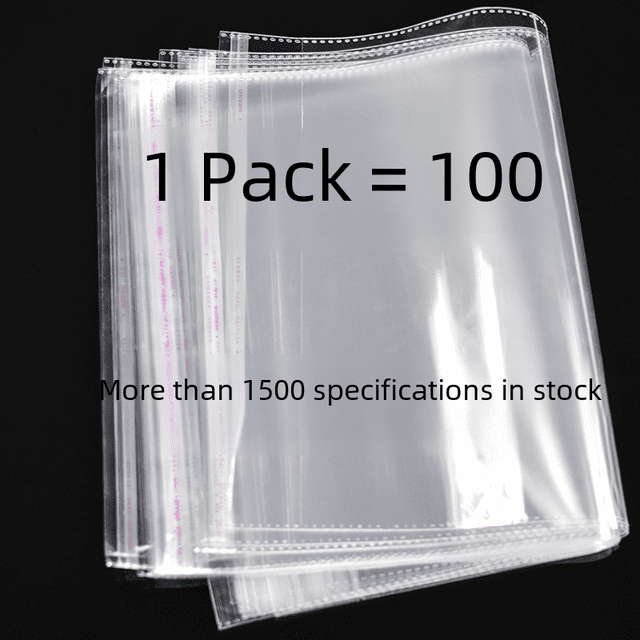 Bolsa autoadhesiva transparente para embalaje de ropa, bolsa de plástico, bolsa de polipropileno autosellada para mascarillas
