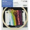 thumbnail image 2 of Leisure Arts Embroidery Kit 6" Neon Mandala- Embroidery Kit For Beginners - For Adults - Cross Stitch Kits Cross Stitch Kits Beginners Patterns, 2 of 2